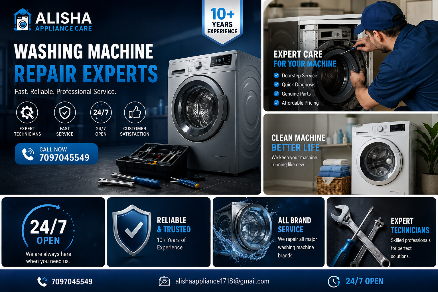 Alisha Appliance Care - Washing Machine Repair Experts